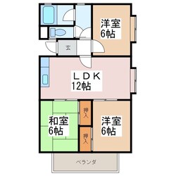 島内駅 徒歩5分 2階の物件間取画像